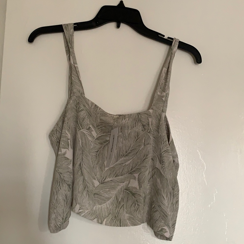 Audrey 3 + 1 crop tank NEW WITH TAGS